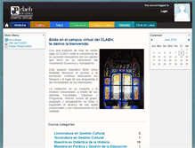 Tablet Screenshot of enlinea.claeh.edu.uy